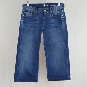 7 For All Mankind Crop Dojo Size 28 RN 115561